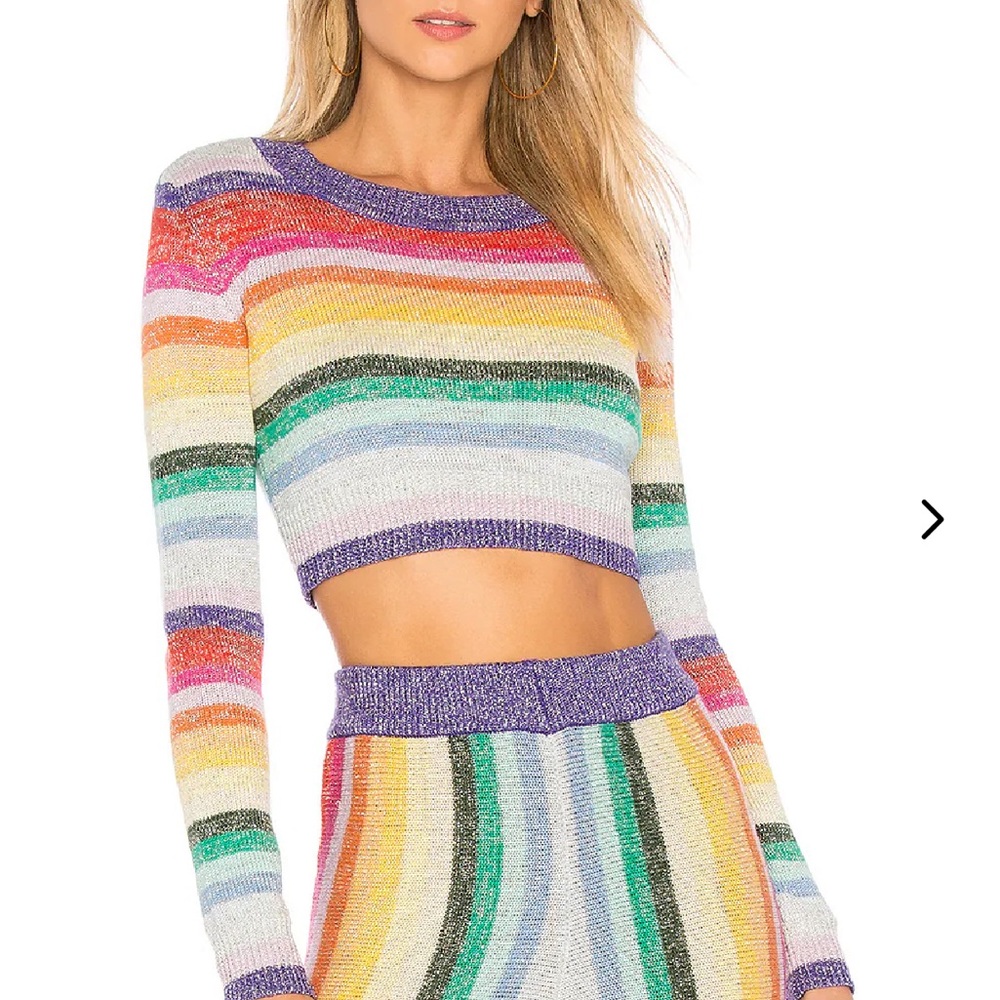 Lovers + Friends Multicolor Striped Sweater